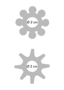 Power Stretchy Rings 2pcs Transparent TOYJOY Power Stretchy Rings 2pcs Transparent TOYJOY