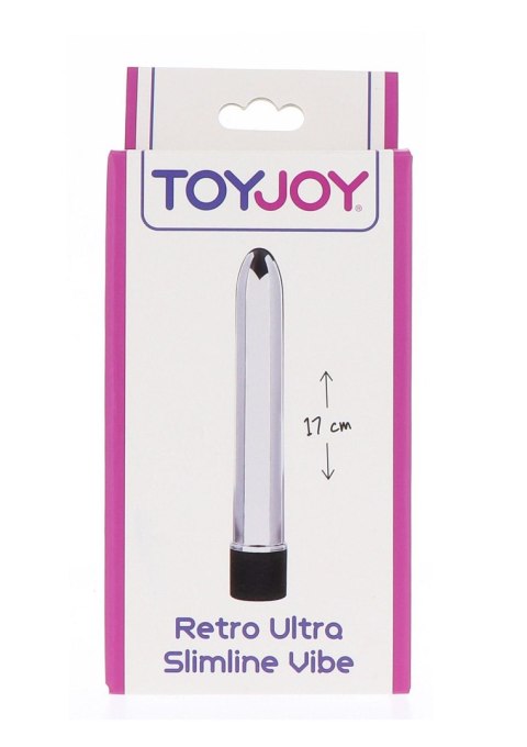 Retro Ultra Slimline Vibe Silver TOYJOY Retro Ultra Slimline Vibe Silver TOYJOY