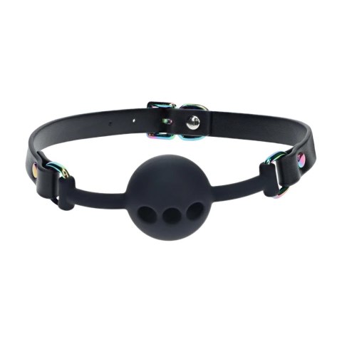 Venice Collection - Silicone Ball Gag - Black SHOTS Venice Collection - Silicone Ball Gag - Black SHOTS