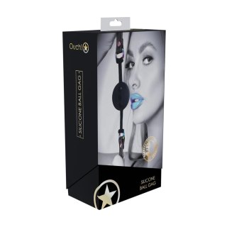 Venice Collection - Silicone Ball Gag - Black SHOTS