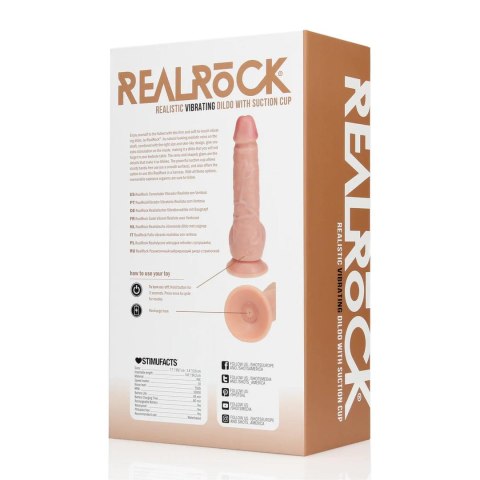 Vibrating Regular Straight Cock with Balls - 7" / 18 cm - Flesh SHOTS Vibrating Regular Straight Cock with Balls - 7" / 18 cm - Flesh SHOTS