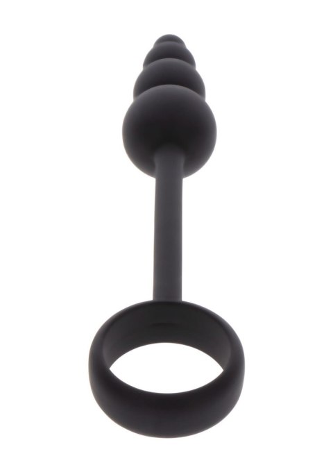 Anal Snake Plug & Penis Ring Black ToyJoy Anal Snake Plug & Penis Ring Black ToyJoy
