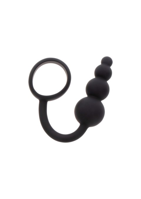 Anal Snake Plug & Penis Ring Black ToyJoy Anal Snake Plug & Penis Ring Black ToyJoy
