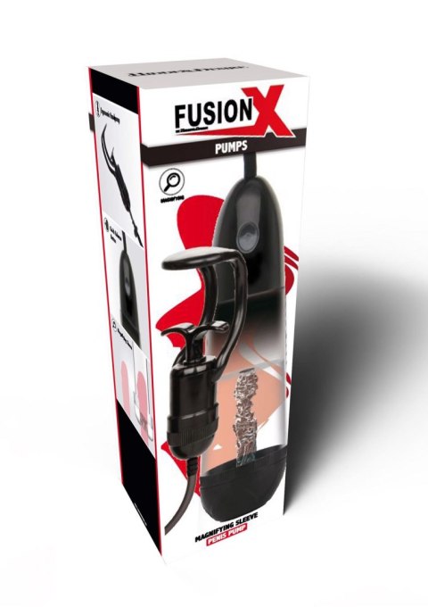 Hidden Desire Fusion X Magnifying Sleeve Penis Pump Fusion X