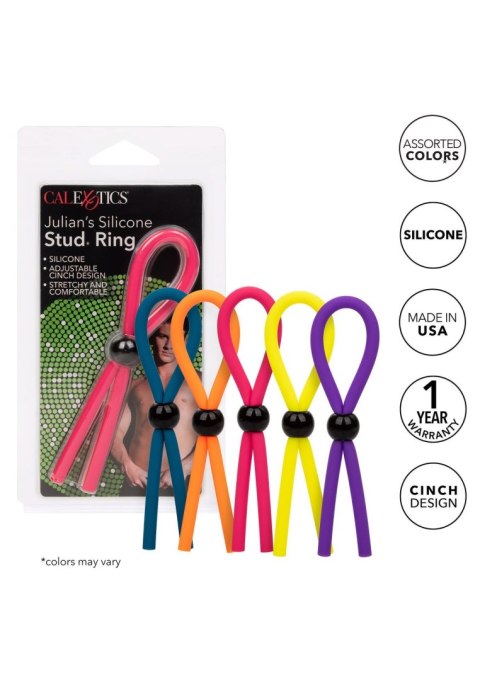 Julian'S Stud Ring Multicolor CalExotics Julian'S Stud Ring Multicolor CalExotics
