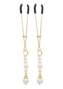 Tweezers With Pearls Gold Taboom Tweezers With Pearls Gold Taboom