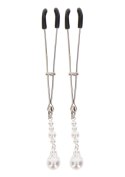 Tweezers With Pearls Silver Taboom Tweezers With Pearls Silver Taboom