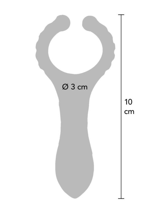 Vibrating Clit-Stim C-Ring Purple TOYJOY Vibrating Clit-Stim C-Ring Purple TOYJOY