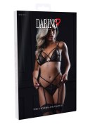 2PC Peek-a-Boo Bra and Panty Black SCALA 2PC Peek-a-Boo Bra and Panty Black SCALA