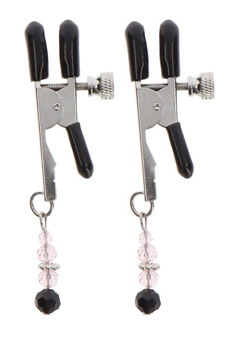 Adjustable Clamps With Beads Silver SCALA Adjustable Clamps With Beads Silver SCALA