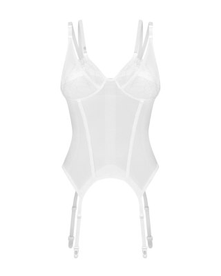 Arrowel White gorset biały 2XL/3XL Obsessive - Amocarat Sp. z o.o.