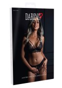 Bra and Crotchless Panty Black SCALA Bra and Crotchless Panty Black SCALA