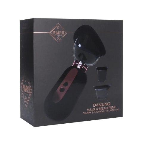 Dazzling - Rechargeable Vulva and Breast Pump - Black SHOTS Dazzling - Rechargeable Vulva and Breast Pump - Black SHOTS