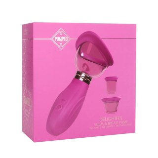 Delightful - Rechargeable Vulva and Breast Pump - Pink SHOTS