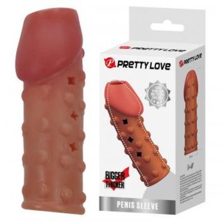 PRETTY LOVE Penis Sleeve, TPR, Waterproof Baile - Boys of Toys Sp. z. o.o. (dystrybutor)