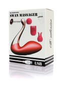 Stymulator - Swan massager, interchangeable heads - USB 9 Functions / APP Mobile Boys of Toys Sp. z o.o. Stymulator - Swan massager, interchangeable heads - USB 9 Functions / APP Mobile Boys of Toys Sp. z o.o.