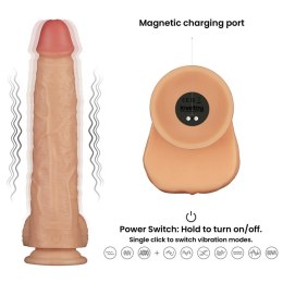 11'' Vibrating Power Basics Cock LoveToy - Boys of Toys Sp. z o.o. (dystrybutor)