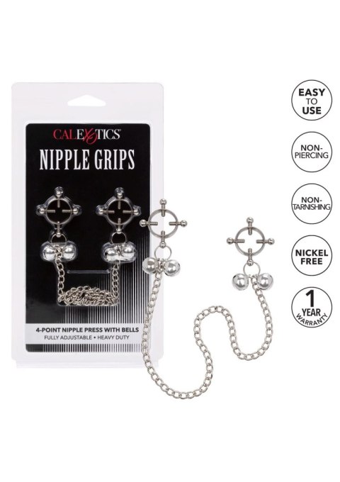 4-Point Nipple Press W Bells Metal SCALA 4-Point Nipple Press W Bells Metal SCALA