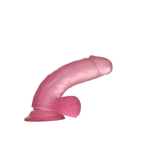 6"" Jelly Studs Crystal Dildo Small Pink LoveToy - Boys of Toys Sp. z o.o. (dystrybutor)