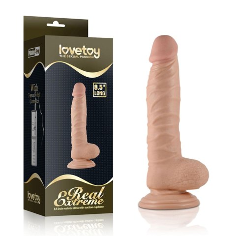 8.5"" Real Extreme Dildo Flesh LoveToy - Boys of Toys Sp. z o.o. (dystrybutor)