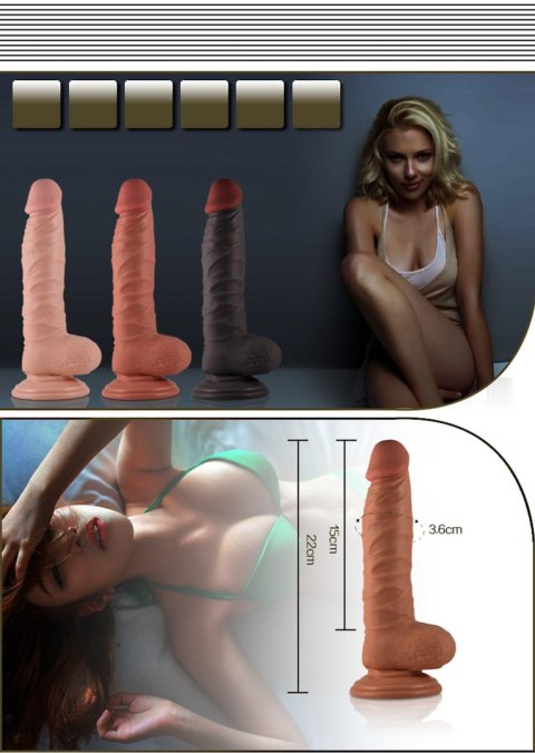 8.5"" Real Extreme Dildo Flesh LoveToy - Boys of Toys Sp. z o.o. (dystrybutor) 8.5"" Real Extreme Dildo Flesh LoveToy - Boys of Toys Sp. z o.o. (dystrybutor)