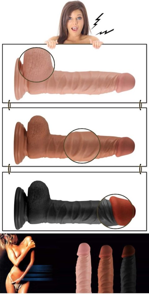 8.5"" Real Extreme Dildo Flesh LoveToy - Boys of Toys Sp. z o.o. (dystrybutor) 8.5"" Real Extreme Dildo Flesh LoveToy - Boys of Toys Sp. z o.o. (dystrybutor)