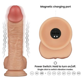 8.5'' Vibrating Power Basics Cock LoveToy