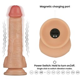 8'' Vibrating Power Basics Cock LoveToy - Boys of Toys Sp. z o.o. (dystrybutor)