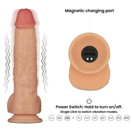 9.5'' Vibrating Power Basics Cock LoveToy - Boys of Toys Sp. z o.o. (dystrybutor)