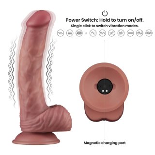 9'' Vibrating Dual Density Power Cock LoveToy