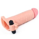 Add 2"" Pleasure X Tender Vibrating Penis Sleeve Flesh LoveToy - Boys of Toys Sp. z o.o. (dystrybutor)