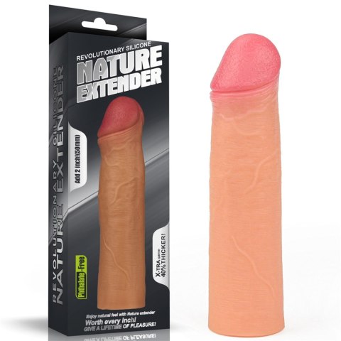 Add 2"" Revolutionary Silicone Nature Extender LoveToy - Boys of Toys Sp. z o.o. (dystrybutor)