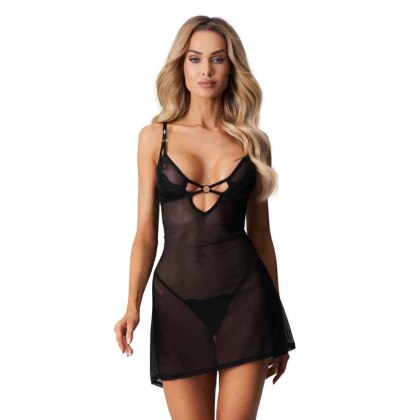 Obsessive Alliane - koszulka ze stringami, L/XL