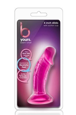 B YOURS SWEET N SMALL 4INCH DILDO PINK TONGA