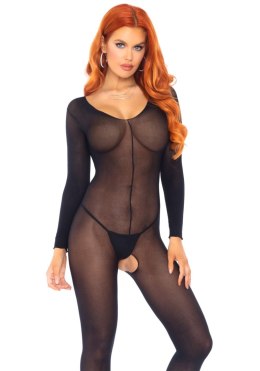 Long Sleeves Bodystocking Black SCALA