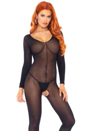 Long Sleeves Bodystocking Black SCALA