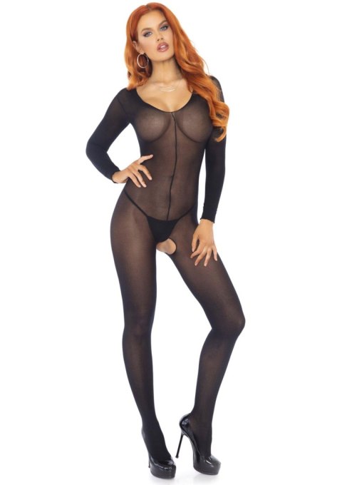 Long Sleeves Bodystocking Black SCALA Long Sleeves Bodystocking Black SCALA