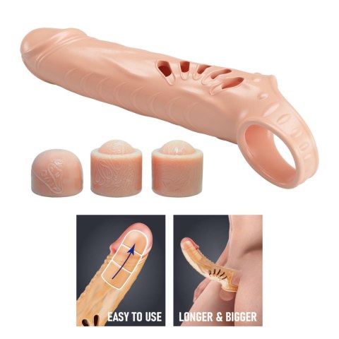 PRETTY LOVE - PENIS SLEEVE, TPE,3 removeable 1 inch extenders Baile - Boys of Toys Sp. z. o.o. (dystrybutor) PRETTY LOVE - PENIS SLEEVE, TPE,3 removeable 1 inch extenders Baile - Boys of Toys Sp. z. o.o. (dystrybutor)