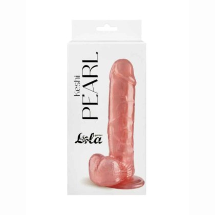 Lola Toys Mabe Pearl - perłowe realistyczne dildo, różowe, 20,5 cm