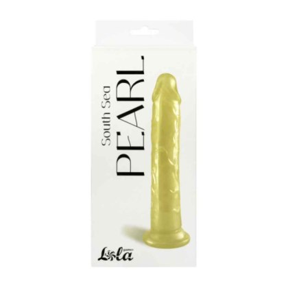 Pearlescent dildo South Sea Pearl Golden Intimate Distribution