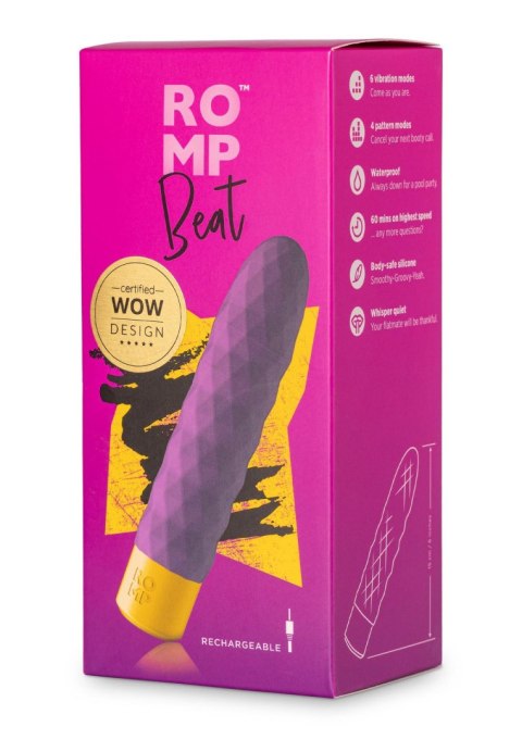 ROMP Beat Bullet vibrator - PURPLE SCALA ROMP Beat Bullet vibrator - PURPLE SCALA