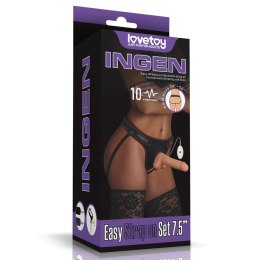 Vibrating Easy Strapon Set 7.5'' LoveToy - Boys of Toys Sp. z o.o. (dystrybutor)