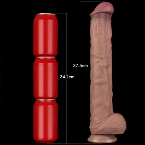 14.5'' Dual Layered Bendable Silicone Cock XXL(Flesh) LoveToy - Boys of Toys Sp. z o.o. (dystrybutor) 14.5'' Dual Layered Bendable Silicone Cock XXL(Flesh) LoveToy - Boys of Toys Sp. z o.o. (dystrybutor)