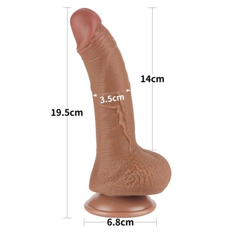 7.5'' Sliding Skin Dual Layer Dong Brown LoveToy - Boys of Toys Sp. z o.o. (dystrybutor) 7.5'' Sliding Skin Dual Layer Dong Brown LoveToy - Boys of Toys Sp. z o.o. (dystrybutor)
