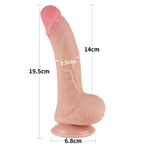 7.5'' Sliding Skin Dual Layer Dong Flesh LoveToy - Boys of Toys Sp. z o.o. (dystrybutor) 7.5'' Sliding Skin Dual Layer Dong Flesh LoveToy - Boys of Toys Sp. z o.o. (dystrybutor)