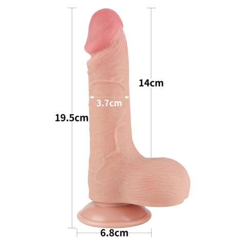 7.5'' Sliding Skin Dual Layer Dong Flesh LoveToy - Boys of Toys Sp. z o.o. (dystrybutor) 7.5'' Sliding Skin Dual Layer Dong Flesh LoveToy - Boys of Toys Sp. z o.o. (dystrybutor)
