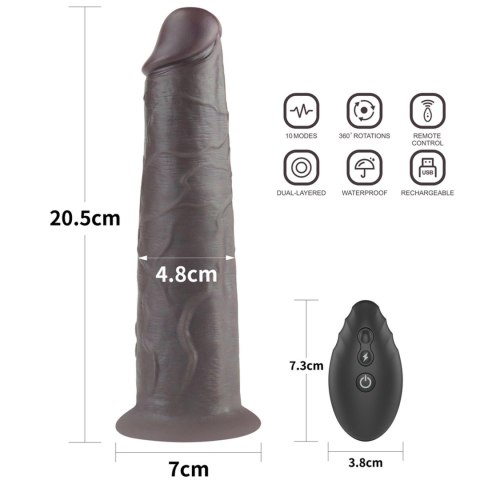 8.0'' Dual Layered Platinum Silicone Rotator LoveToy - Boys of Toys Sp. z o.o. (dystrybutor) 8.0'' Dual Layered Platinum Silicone Rotator LoveToy - Boys of Toys Sp. z o.o. (dystrybutor)