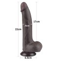 8.5'' Sliding Skin Dual Layer Dong Black LoveToy - Boys of Toys Sp. z o.o. (dystrybutor) 8.5'' Sliding Skin Dual Layer Dong Black LoveToy - Boys of Toys Sp. z o.o. (dystrybutor)