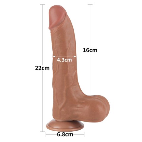 8.5'' Sliding Skin Dual Layer Dong Brown LoveToy - Boys of Toys Sp. z o.o. (dystrybutor) 8.5'' Sliding Skin Dual Layer Dong Brown LoveToy - Boys of Toys Sp. z o.o. (dystrybutor)
