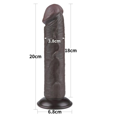 8'' Sliding Skin Dual Layer Dong Black LoveToy - Boys of Toys Sp. z o.o. (dystrybutor) 8'' Sliding Skin Dual Layer Dong Black LoveToy - Boys of Toys Sp. z o.o. (dystrybutor)